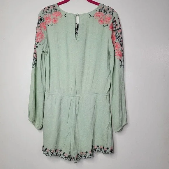 Altar'd State Embroidered Romper - Picture 2 of 12